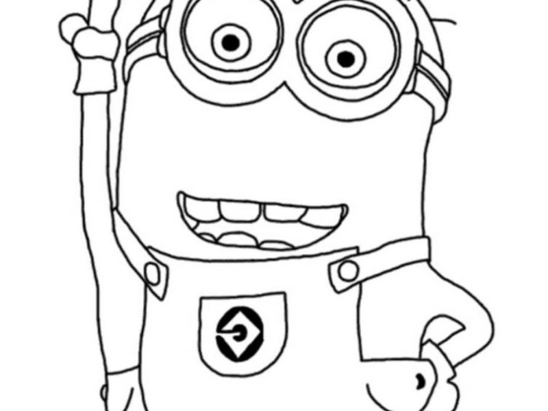 Trọn bộ tranh tô màu hinh minion cho bé