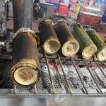 Món Ngon Chỉ Có Tại Bamboo – Sầu Riêng Nướng Ống Tre Chuẩn Vị